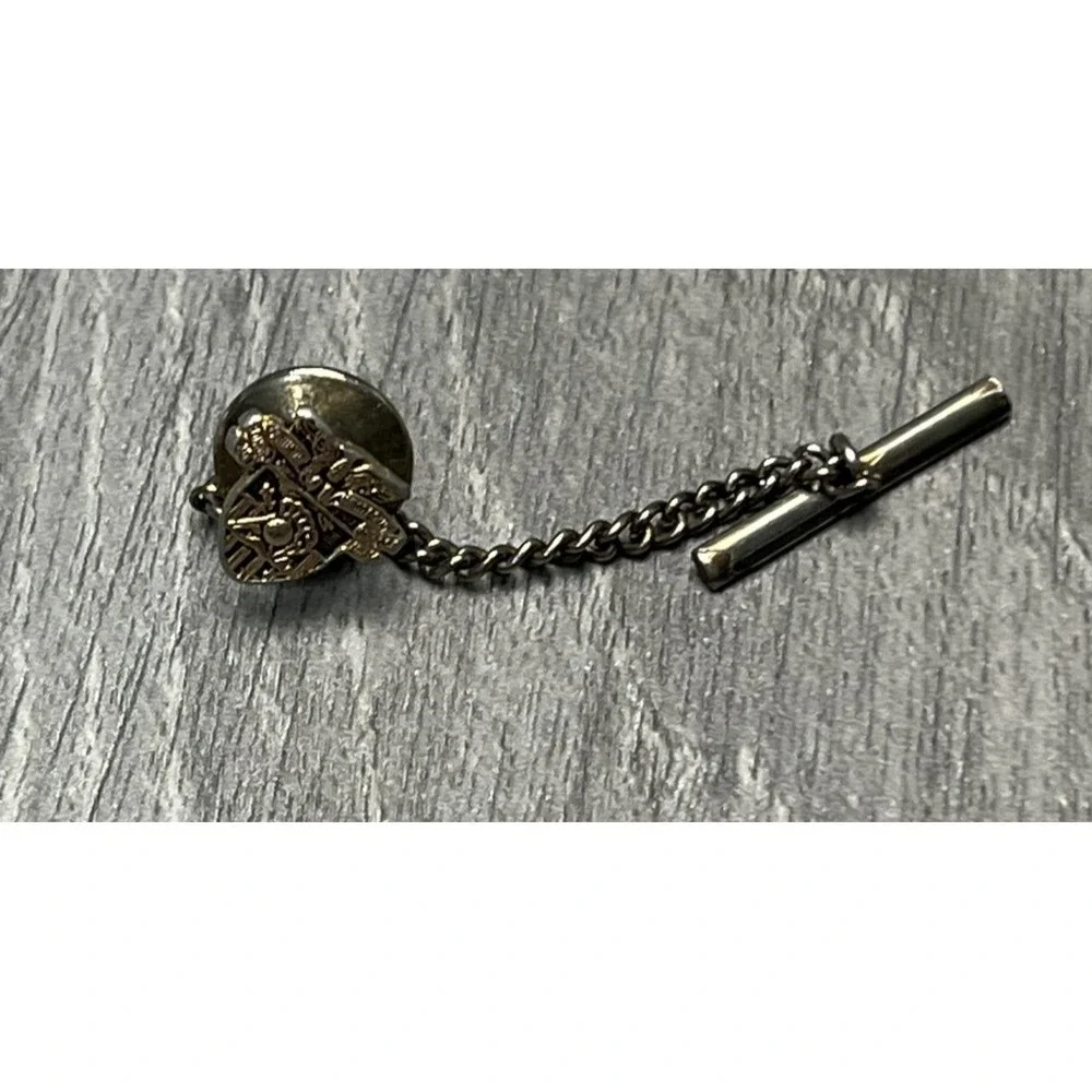 Vintage West Point USMC Honor Country Tie Tack Pin Tiny Mens Accessory